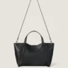 Medium the Snatch Bag in Grained Leather