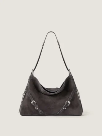 Medium Voyou Bag Suede