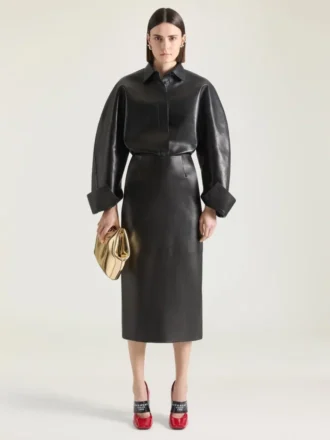 Sliced Square Givenchy Tape Pumps in Patent Leather