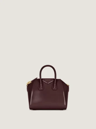 Mini Antigona Bag in Box Leather