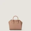 Mini Antigona Bag in Box Leather