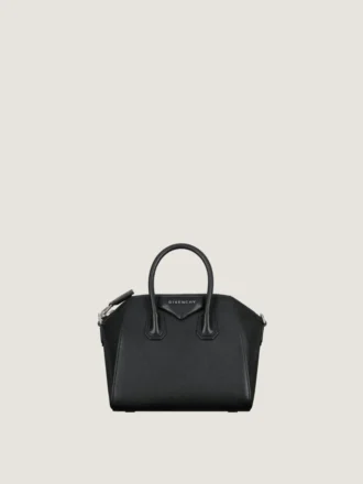 Mini Antigona Bag in Grained Leather