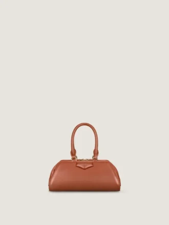 Mini Antigona East-West Bag in Box Leather