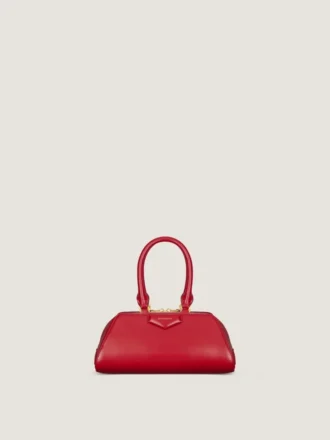 Mini Antigona East-West Bag in Box Leather