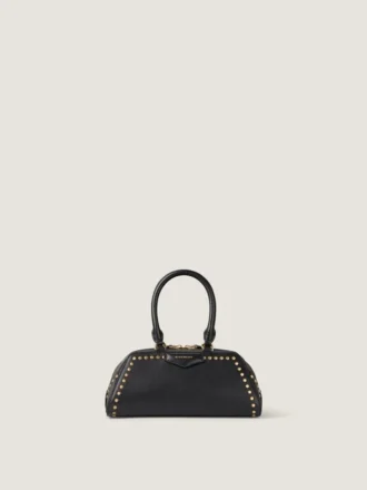 Mini Antigona East-West Bag in Box Leather with Studs Detail