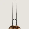 Mini Antigona East-West Bag in Leopard Pony Effect Leather
