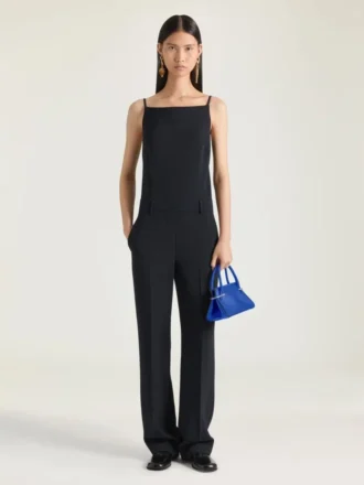 Mini Pinch Bag in Grained Leather