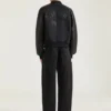 Mix Material Blouson with Givenchy Paris Embroidery