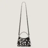 Nano Voyou Bag in Pony Effect Leather with Animal Print