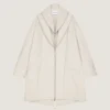 Parka with Zipped Shawl Collar in Cotton