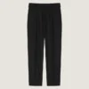 Pinstriped Relaxed Fit Trousers in Wool