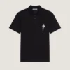 Polo in Cotton with Crystal Embroidery