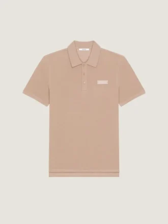 Polo in Cotton with Givenchy Paris Gros Grain