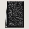Scarf in Wool Jacquard with Animal Print