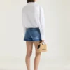 Shorts in Medium Blue Denim