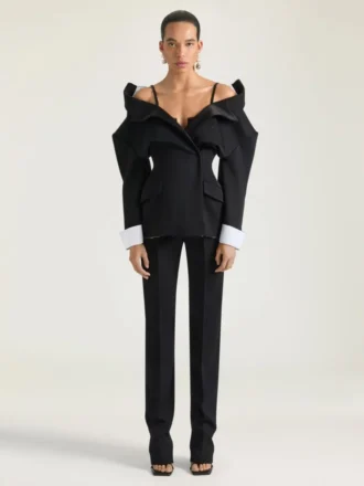 Skinny Pants in Wool and Mohair