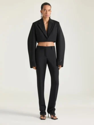 Skinny Pants in Wool and Mohair