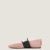 Sliced Square Ballerinas in Patent Leather
