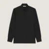 Slim Fit Shirt in Poplin with Givenchy Embroidery