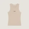 Slim Fit Tank Top in Cotton with Givenchy Paris Print