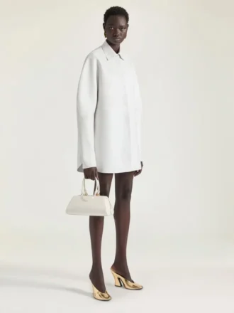 Small Antigona East-West Bag in Box Leather