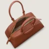 Small Antigona East-West Bag in Box Leather