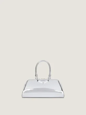 Small Antigona East-West Bag in Laminated Leather