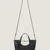 Small the Snatch Bag in Grained Bicolor Leather