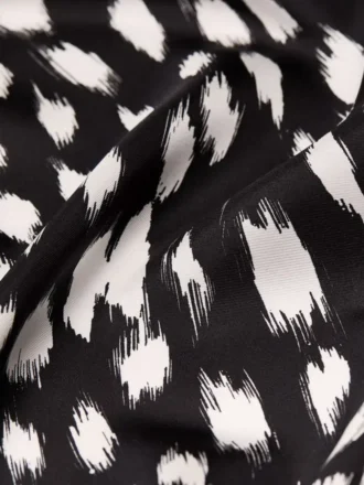 Square in Silk with Animal Print