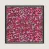 Square in Silk with Floral Print