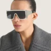 Square Sunglasses in Metal