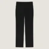 Straight Leg Tailored Trousers in Wool