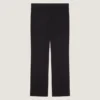 Straight Leg Tailored Trousers in Wool Mohair