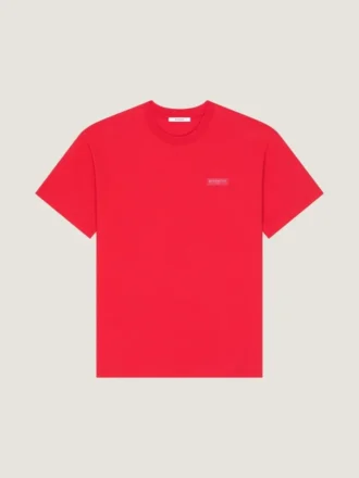 T-Shirt in Cotton with Givenchy Paris Gros Grain