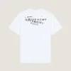 T-Shirt in Cotton with Givenchy Stamp Print