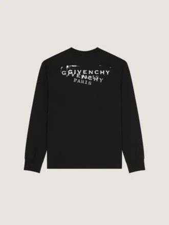 T-Shirt in Cotton with Givenchy Stamp Print
