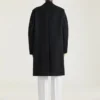 Tailored Coat in Wool Cashmere