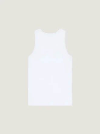 Tank Top in Cotton with Givenchy Stamp Print