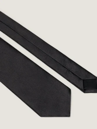 Tie in Silk with Pearls and Crystals Embroidery