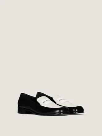 Tux Bicolor Loafers in Leather