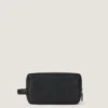 U Backpack Toilet Pouch in Grained Leather