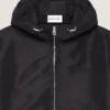 Windbreaker in Polyfaille with Givenchy Stamp Embroidery